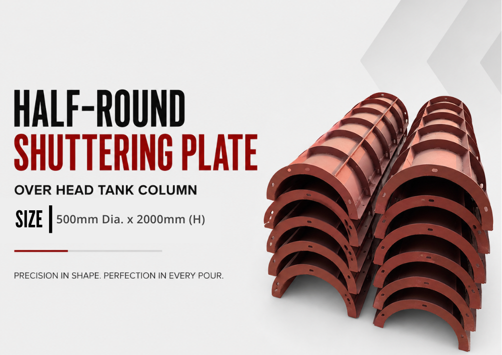 OHT Half Round Shuttering Plate